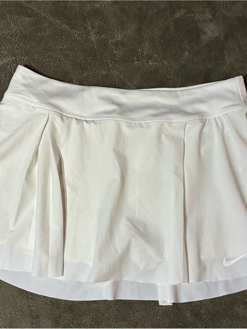 Nike White Pleated Skater Tennis Skirt